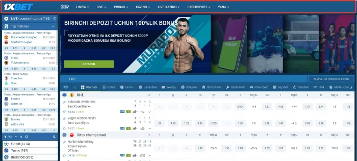 1xbet rasmiy saytiga kirish