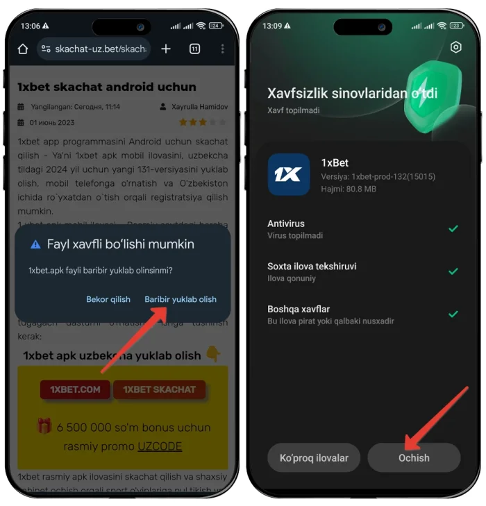 1xbet.apk android uchun skachat qilish va login orqali kirish 1xbet apk yuklab olish va kirish