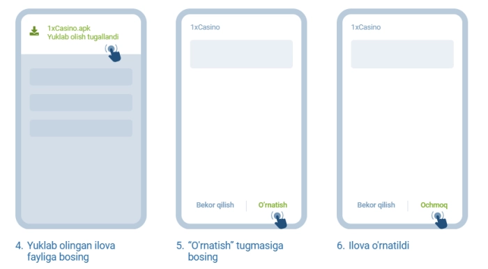 casino mobil ilovani o'rnatishda xatolarno to'g'rilash