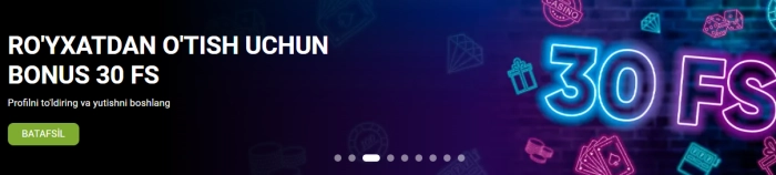 Profil yaratish va bonus olish